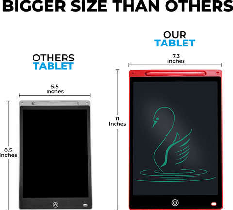 Ephemeral Big Size LCD Writing Tab 12 Inch Tablet Electronic Writing  Drawing Board