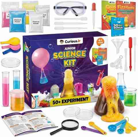 PW Junior Science Kit for Girls and Boys Age 4 to14 Years Old | 50+ Experiments (Multicolor) - Image 5