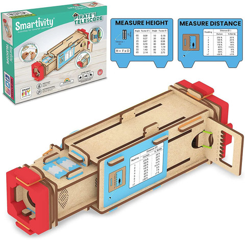 Smartivity Pirate's 8x Telescope STEM Educational DIY Fun Toys