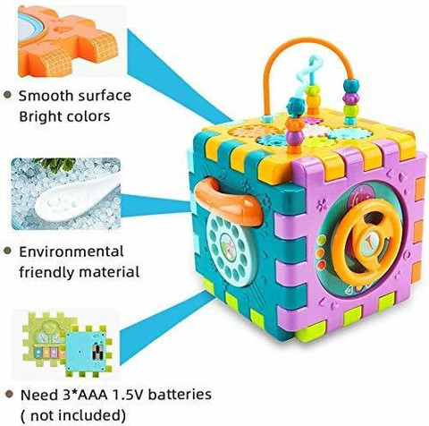 JOY MAKER Activity Cube in Educational Activity Toy with
