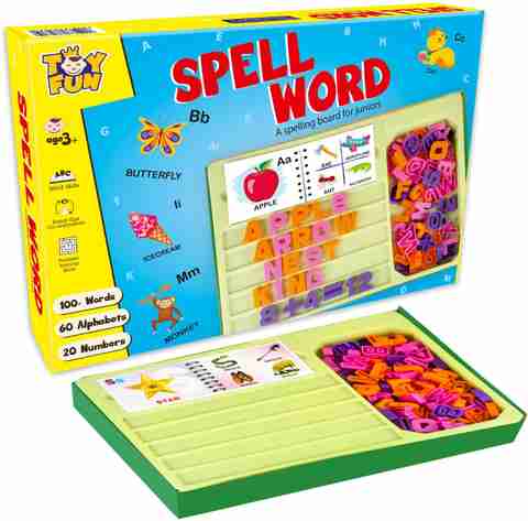 Toy Fun Educational Spelling Word Puzzle Spell Board Game for