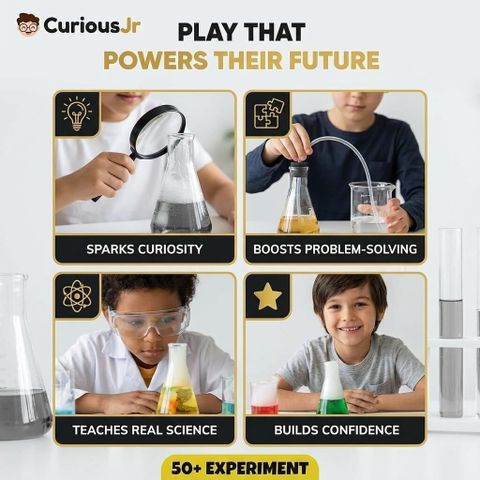 PW Junior Science Kit for Girls and Boys Age 4 to14 Years Old | 50+ Experiments (Multicolor) - Image 8