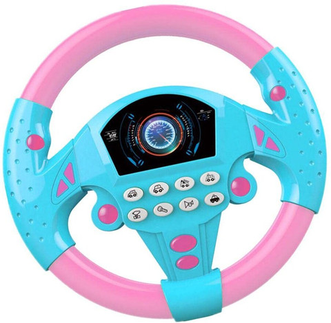 DAONPHARI Simulated Steering Wheel Toy Pretend Adventure Toy for