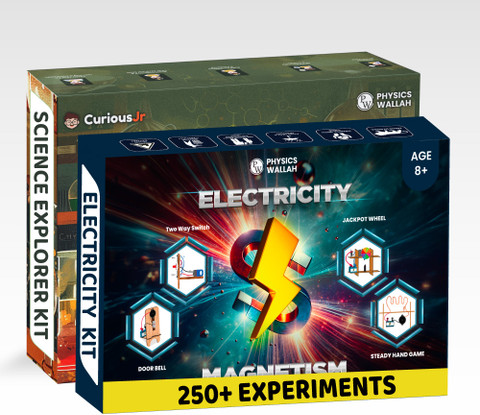 PW Science Kit 2-in-1 Gift Set | 150 Science Kit & Electricity and