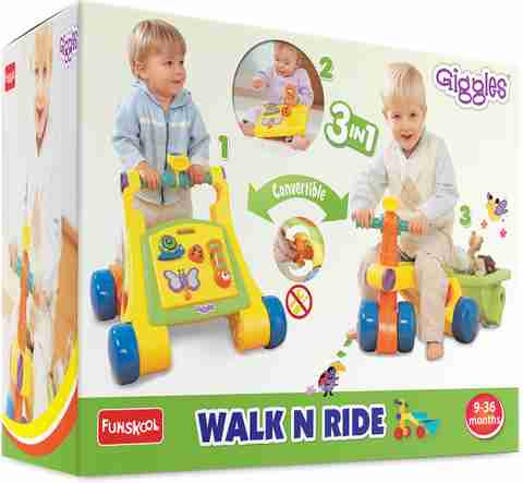 Giggles Walk N Ride in Activity Toy, Walker and Trike for