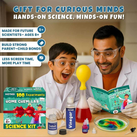 HOTKEI Educational Science Kit 100 Experiment STEM Toys for Kids