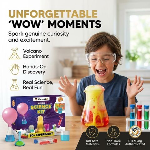 PW Junior Science Kit for Girls and Boys Age 4 to14 Years Old | 50+ Experiments (Multicolor) - Image 6