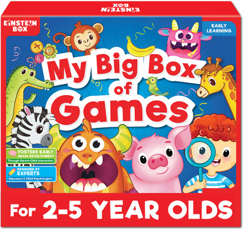 Einstein Box My Big Box of Games for Kids 2,3,4,5 Years Old| Price