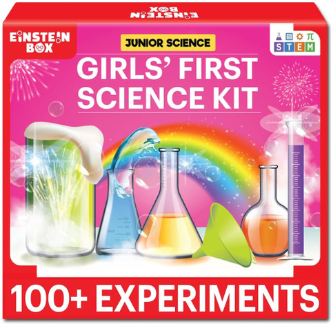 Einstein Box Girls' First Science Kit for 4-6-8 Years Old Girls Learning  Education Toys