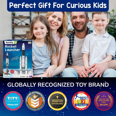 Smartivity Rocket Launcher Kit for Kids 6-8-10-12-14 Years Old