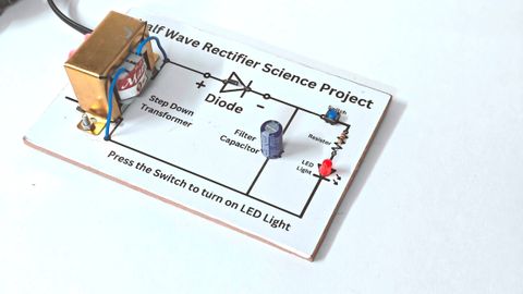 Rectifier Class 12 Project ERHIndia Half and Full Wave Rectifier Bridge Working Model Kit Project ...