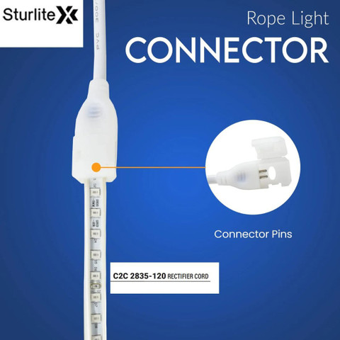 Sturlite Rope Light Adapter (LG-0345-2835-120), Pack of 4 Units