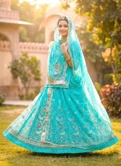 blue rajputi dress Sky Blue Rajputi Poshak Sky Blue Royal Blue Rajputi Dress The Latest Design Rajputi  Dress Presented