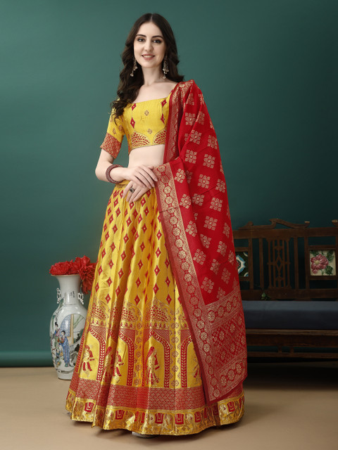 Flipkart Semi Stitched Lehengas 73% OFF On Bhakti Fashion
