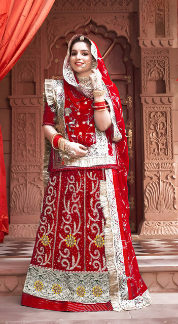 BALAJI TEXTILES Embroidered, Embellished Semi Stitched Rajasthani Poshak -  Buy BALAJI TEXTILES Embroidered, Embellished Semi Stitched Rajasthani  Poshak Online at Best Prices in India | Flipkart.com