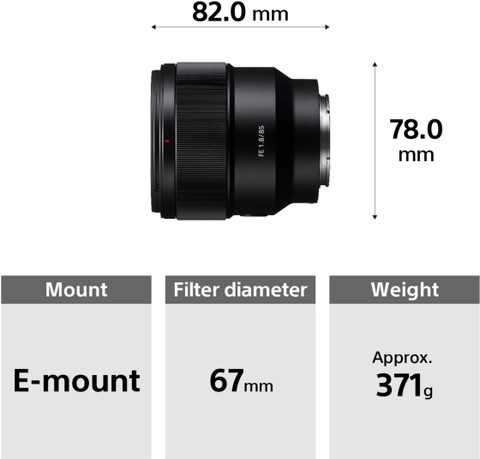 SONY SEL85F18 Standard Prime Lens - SONY : Flipkart.com
