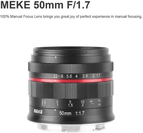 Meike 50mm F1.7 Manual Focus Full Frame Prime for Nikon Z Cameras