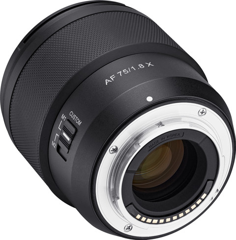 Samyang AF 75mm F1.8 Fuji X Standard Prime Lens - Samyang