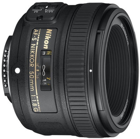 NIKON AF-S NIKKOR 50mm f/1.8G Standard Prime Lens - NIKON