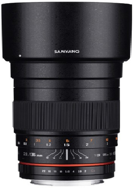 Samyang 135mm F2.0 For Nikon AE Telephoto Prime Lens - Samyang