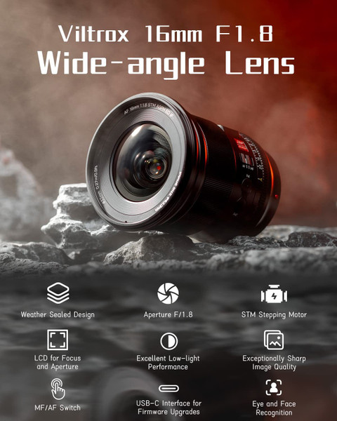 viltrox AF 16mm F1.8 II FE Wide-angle Zoom Lens - viltrox