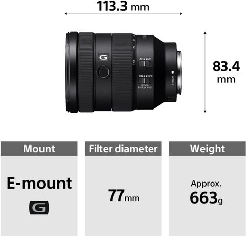 SONY SEL24105G Standard Zoom Lens - SONY : Flipkart.com