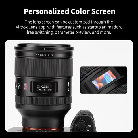 viltrox 35mm F1.2 LAB (E-Mount) Standard Prime Lens - viltrox