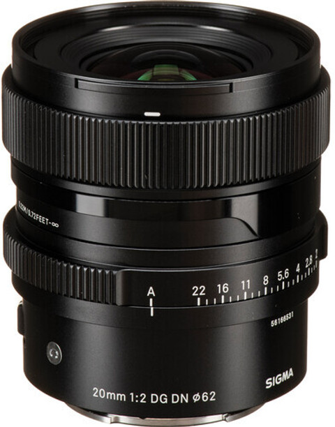 SIGMA 20mm f/2 DG DN Contemporary for Sony E Standard Prime Lens