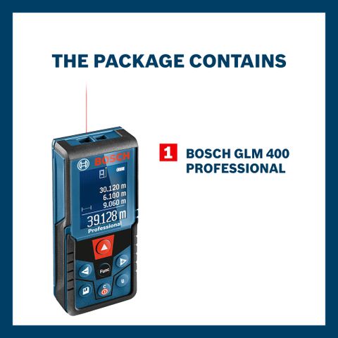 Bosch GLM 400 Laser Distance Meter 40M - Image 6