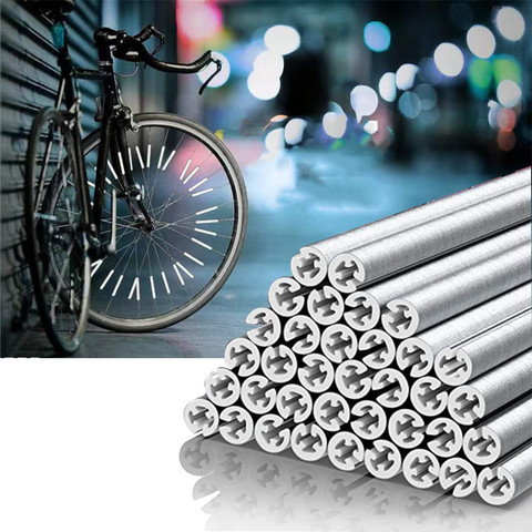 Bwogue 12Pcs Cycle Light Reflector, Bicycle Spoke Reflector Bike Spoke  Skins Wraps Incandescent Wheel Reflectors