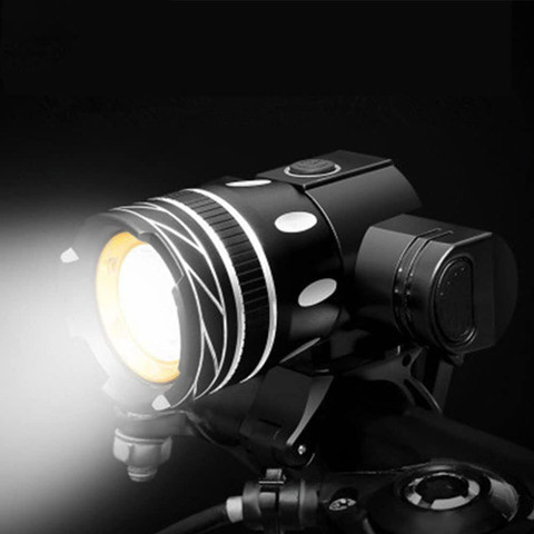 Linist Bicycle Lights USB Rechargeable Bike Lights for Night Riding,  Multiple Modes, LED Headlamp