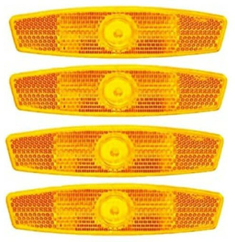 IndiaLot COOL SHININGFUL PCS FRONT REAR CYCLE REFLECTOR