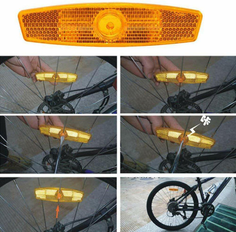 Wheel Reflectors Cycle Front Reflector Bike Wheel Reflector Of