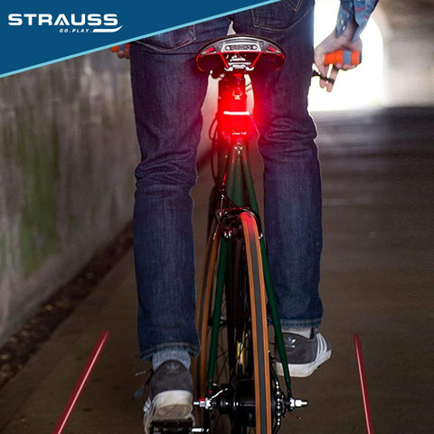 Strauss Bicycle Tail with Laser Waterproof Cycle Back Flash