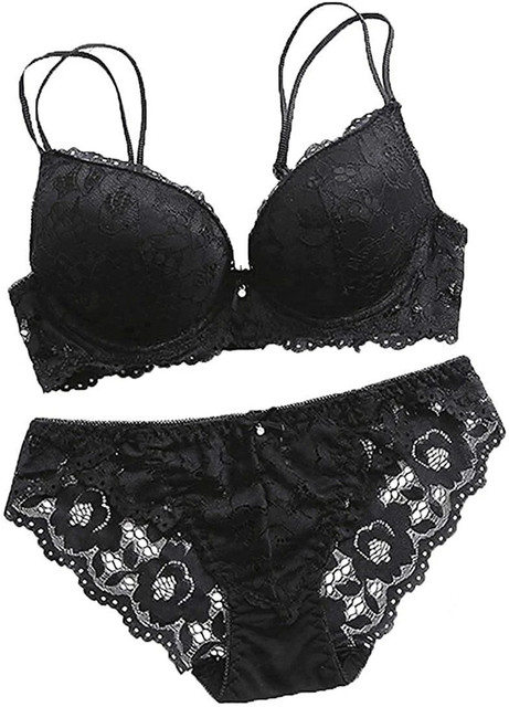 Vinhi Women's Lace Push Up Underwired Lingerie Set Buy Vinhi
