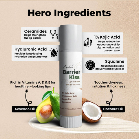 Azentials Barrier Kiss LipBalm SPF 50 PA++++ | Advanced Lip Repair