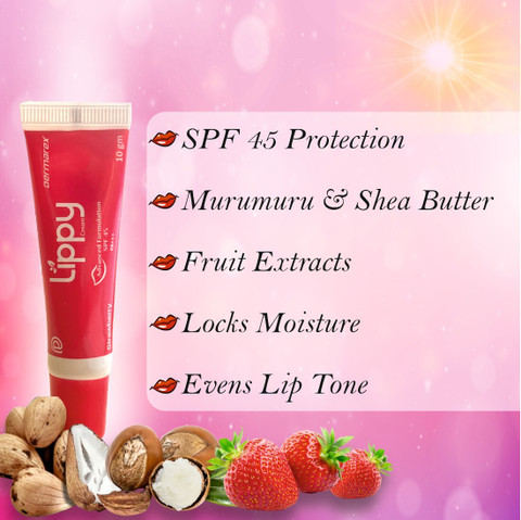 Lippy Cream (Pack of 3) Strawberry - Price in India, Buy