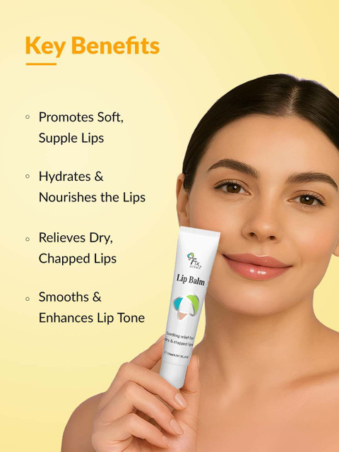 Fixderma Lip Balm with Vitamin C & E, Hydrates & Nourishes Dark, Dry, Chapped  lips Fruit