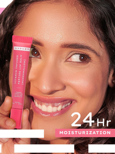 HYPHEN Tinted Lip Balm Marshmallow|1% Vit E,2% Squalane