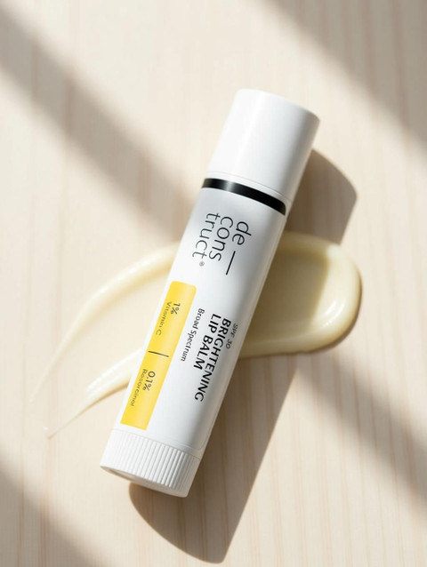 deconstruct Brightening Lip Balm SPF 50 Brightens Dark Lips, Moisturizes  Non Tinted
