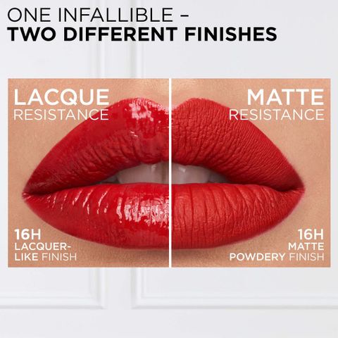 ラプレリー　アンチエイジング　アイ&リップ　パーフェクション　ポーター L'Oréal Paris Infallible Laque Resistance Lacquer-Like Shine, 16H