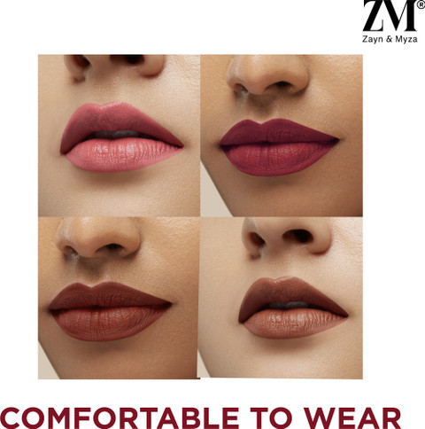 ZM Zayn & Myza Transfer-Proof Power Matte Lipstick - Price in