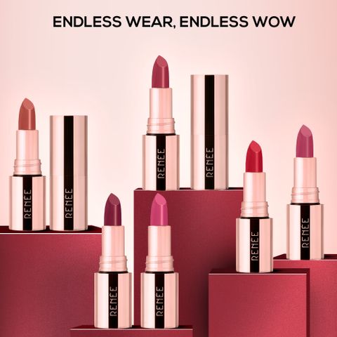 Renee Everstay Lipstick, Longstay Matte Finish, Hydrating, Smudge