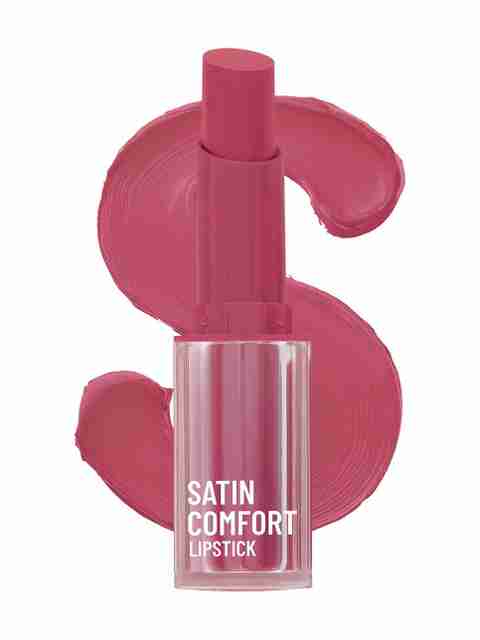 SWISS BEAUTY Satin Comfort Lipstick | Ultra Hydrating | Highly Pigmented | Satin Matte Finish (Prime Rose, 3 g) - Image 3