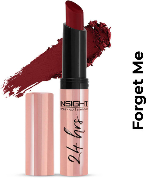 INSIGHTCOSMETIC 24 Hrs Non Transfer Matte Lipstick |Matte Finish Forget Me, 4.2 g