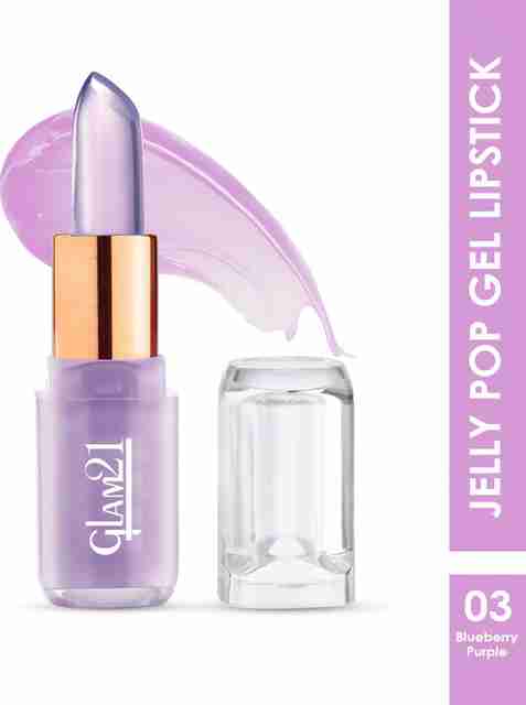 Glam21 Jelly Pop Color Change Fruity Gel Lipstick (Blueberry Purple, - Image 5