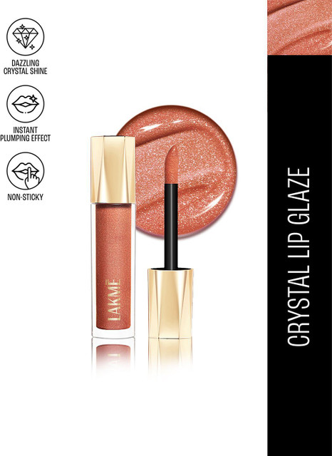 Lakmé Glitterati Lip Glaze 302 Honey Haze 5ml - Price in India