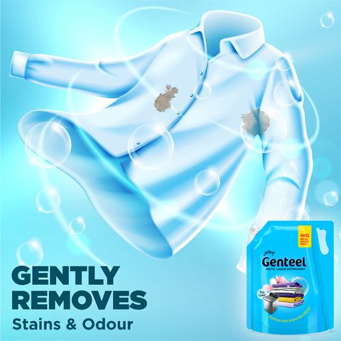 Godrej Genteel Matic Top Load Floral Liquid Detergent (4 L) - Image 8