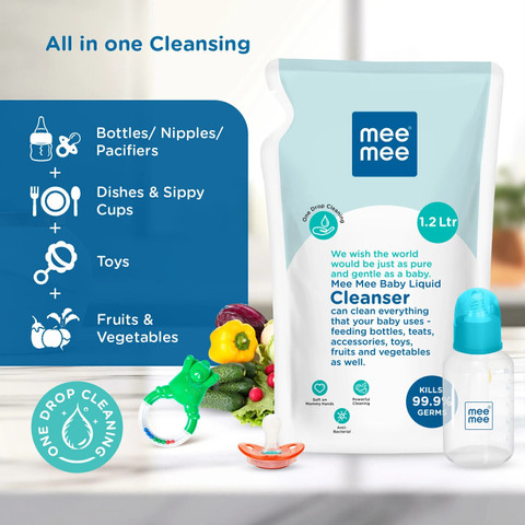 MeeMee Baby liquid cleanser for bottle ,food grade,accessories