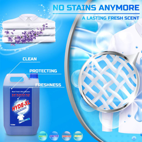 HYDE-XL Dasras 5L, Front and Top Load Washing Machine Fresh Liquid